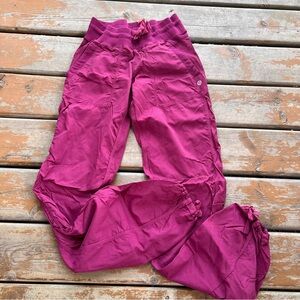 Lululemon Athletica Burgundy Studio Pants - Size 8